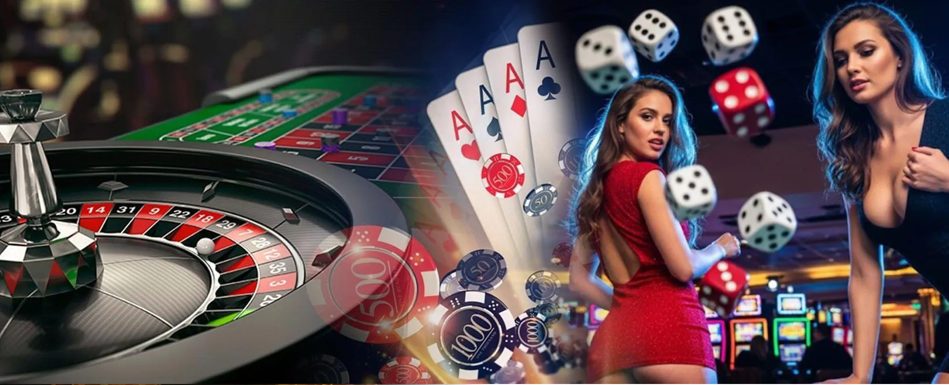 Exciting 777 Casino Promotions Banner with Gold Coins and Chips