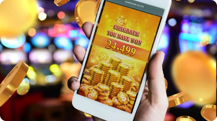 Futuristic Casino Table with Glowing Cards